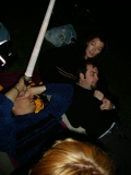 Mark with the butt of a lightsaber stuck in his eye?