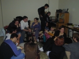 (Brad), (Jimbo), Sima, Carol, Amanda, Orallie, (Donny), (Sonya), (Rachael), (Adam), (Andrew), Caitlin, Rob